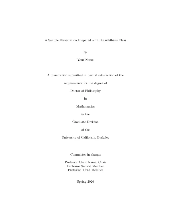First page of UC Berkeley Thesis
